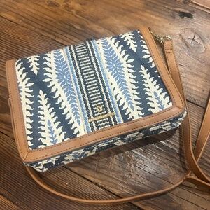 Spartina leather crossbody, like new